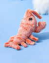 Electric Jumping Shrimp Plush Toy