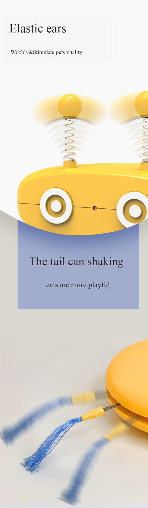 Cat Teasing Robot Laser Toy: Tail