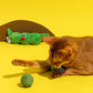 Pea Pod Cat Toy Set with Sound