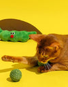 Pea Pod Cat Toy Set with Sound