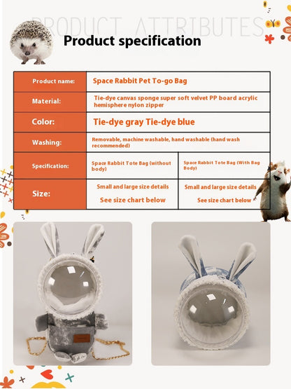 Sac de voyage en bandoulière Space Rabbit