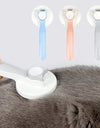 Pet Grooming Brush with Self-Cleaning Feature