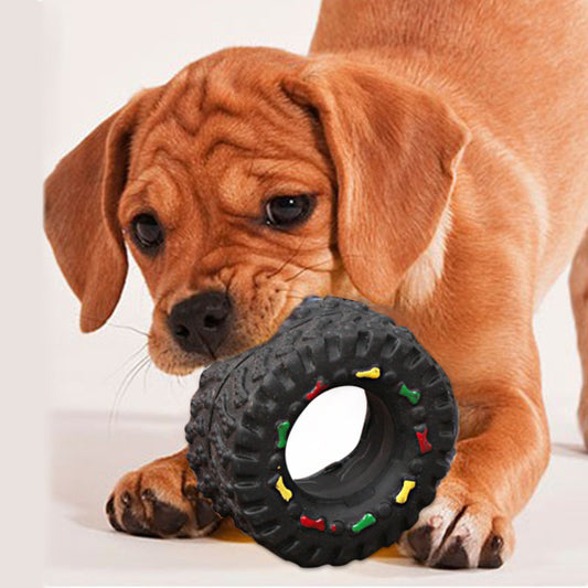 Mini Tire Squeaky Toy