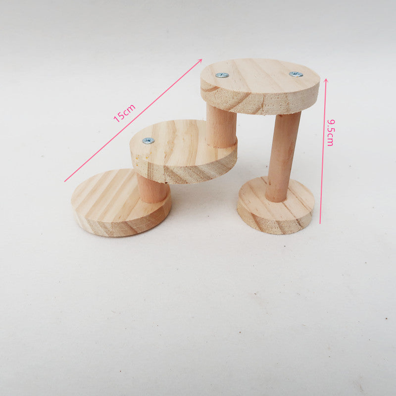 Wooden Spiral Staircase for Hamsters