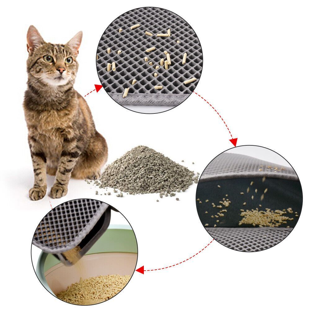 PerfectPaws Cat Litter Mat: Soft, Durable, and Waterproof Solution