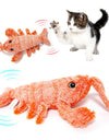 Electric Jumping Shrimp Plush Toy