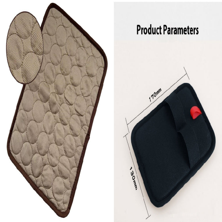 Coussin rafraîchissant en soie glacée pour chien et chat, idéal pour l'été