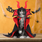 Halloween Vampire Pet Costume - Cloak and Hat Set for Cats & Dogs