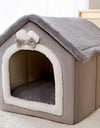 Warm and Durable Pet Shelter with Plush Interior