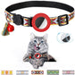 Red Fabulous Geometric Pattern Cat Collar With Bell