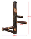 Parrot Bird Wood Stand Pole Toy