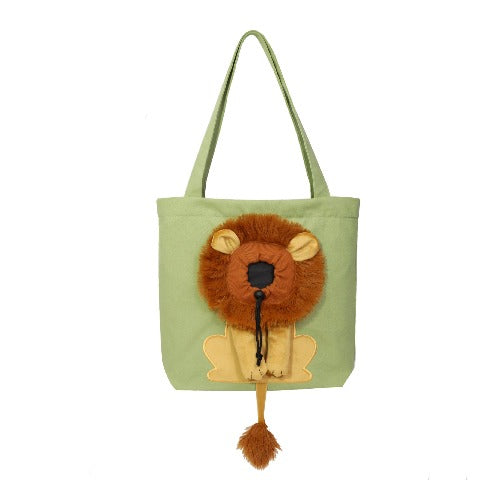 Lion-themed Soft Pet Carrier Bag