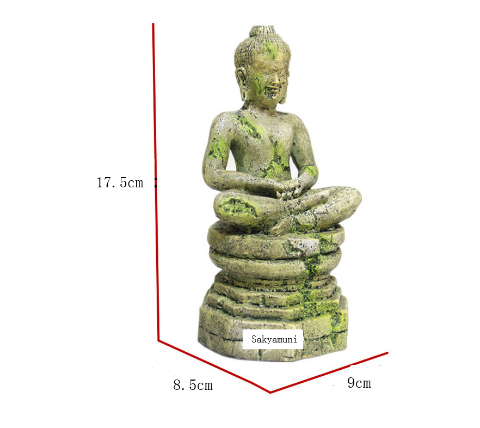 Dimensions of a Miniature Buddha statue for fish tank