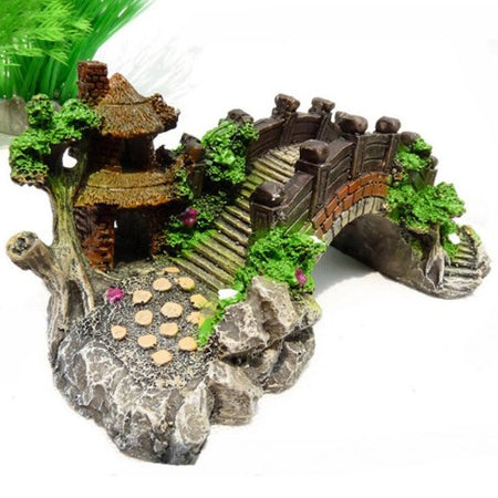 Bridge decoration for aquarium