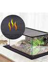 A Reptile Heating Mat under a terrarium