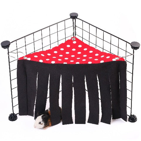 A black Hanging bed for small pets