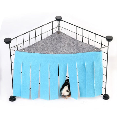 A blue-grey Pet hammock for small animals