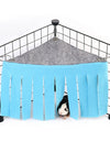 A blue-grey Pet hammock for small animals