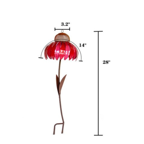 Garden Petal Shape Bird Feeder's dimensions