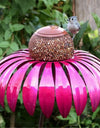 Pink Garden Petal Shape Bird Feeder