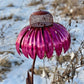 Pink Garden Petal Shape Bird Feeder