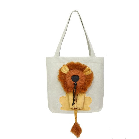 Lion-themed Soft Pet Carrier Bag