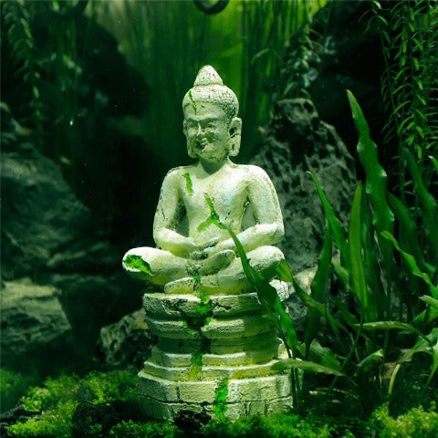 Miniature Buddha statue for fish tank