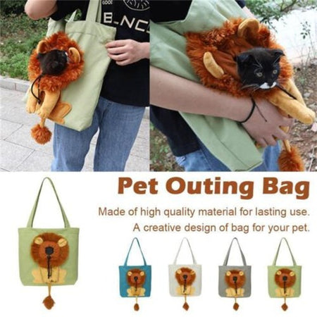 Lion-themed Soft Pet Carrier Bag