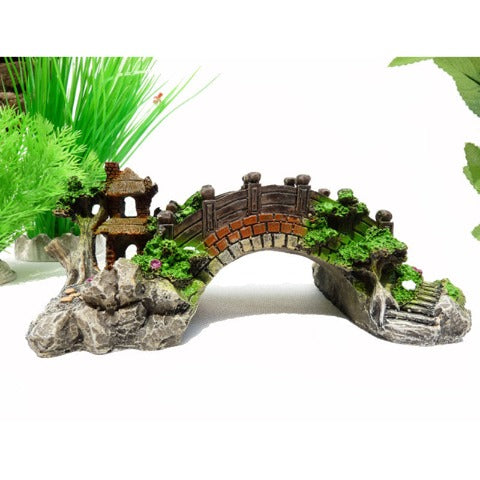 Bridge decoration for aquarium