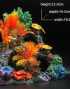 Artificial Coral for Fish Tanks with measurements 