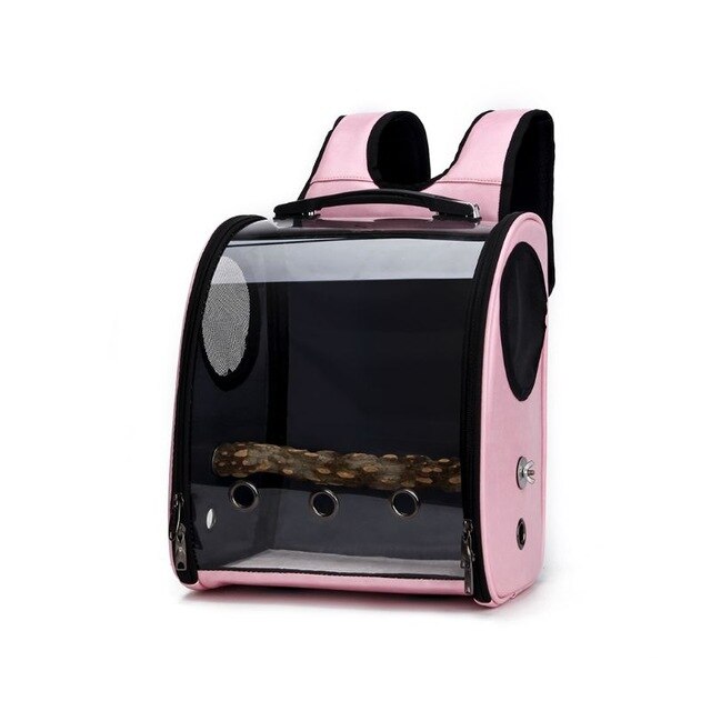 Pink Breathable Bird Carrier