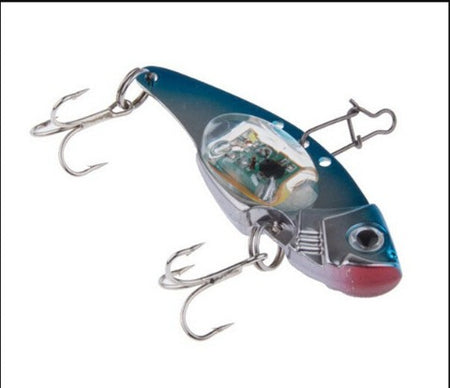 A blue LED Flashing Fish Lure