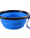 Blue Collapsible Dog Bowls