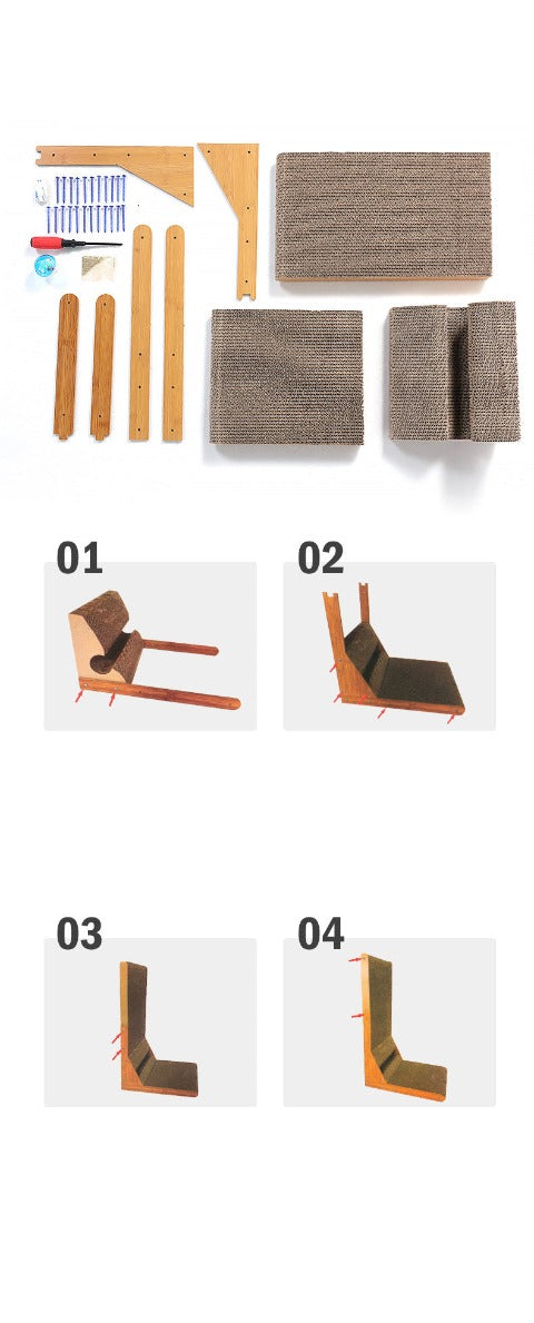 Parts of the Cat Furniture and how to assemble them