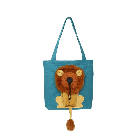 Lion-themed Soft Pet Carrier Bag