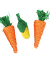 Two carrots and a corn: Synthetic Veggies for Rodent Cages