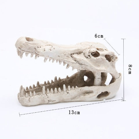 Dimensions of the Reptile skull aquarium ornament