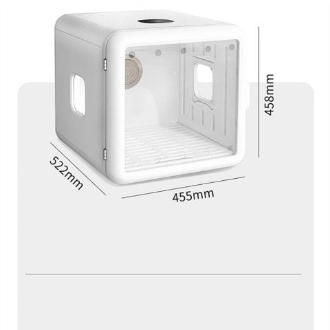 Measurements of the Cat Hair Dryer Box