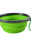 Green Portable Dog Bowls